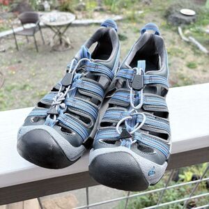 Keen Newport H2 Waterproof Outdoor Sandals Blue Gray Sz women’s 11